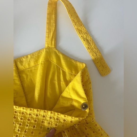 J. Crew Classic button-front midi sundress in embroidered eyelet - Picture 15 of 15